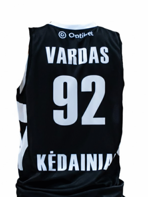 Varžybiniai marškinėliai su jūsų vardu