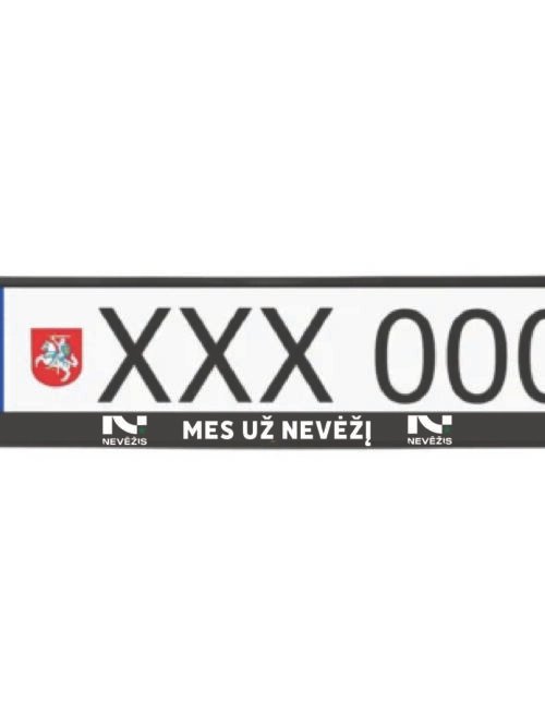 Automobilio rėmelis ,, MES UŽ NEVĖŽĮ ''